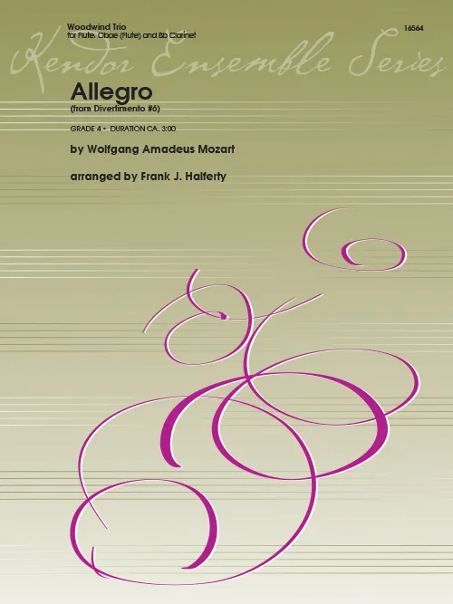 Kendor Music Allegro noty flétna hoboj klarinet
