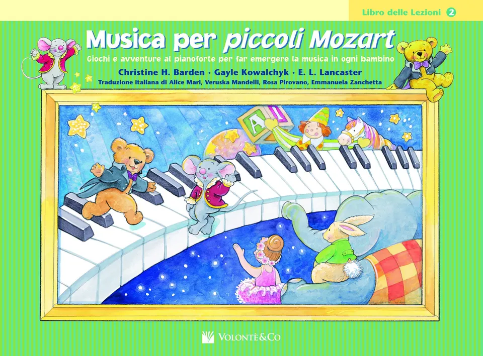Volonte & Co Musica per Piccoli Mozart Vol. 2 učebnice klavír
