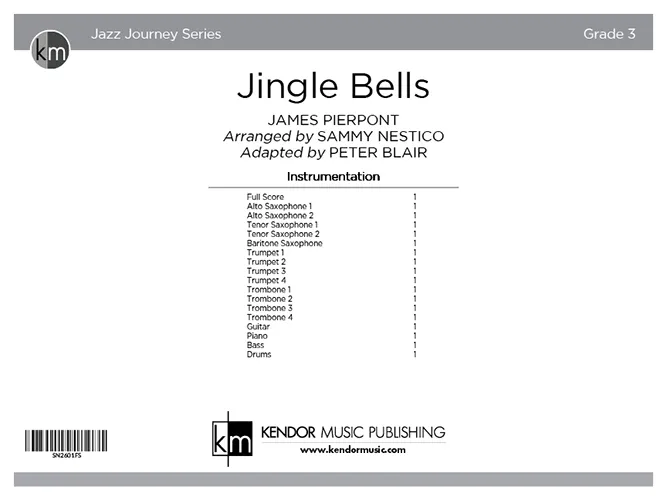 Kendor Music Jingle Bells noty full score swing