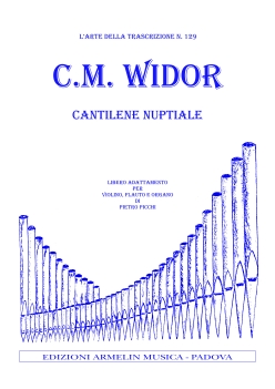 Armelin Musica Cantilene Nuptiale noty svatební skladba