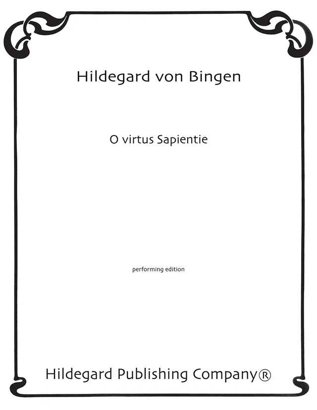 Hildegard Publishing O Virtus Sapientie noty antifona 10 kusů