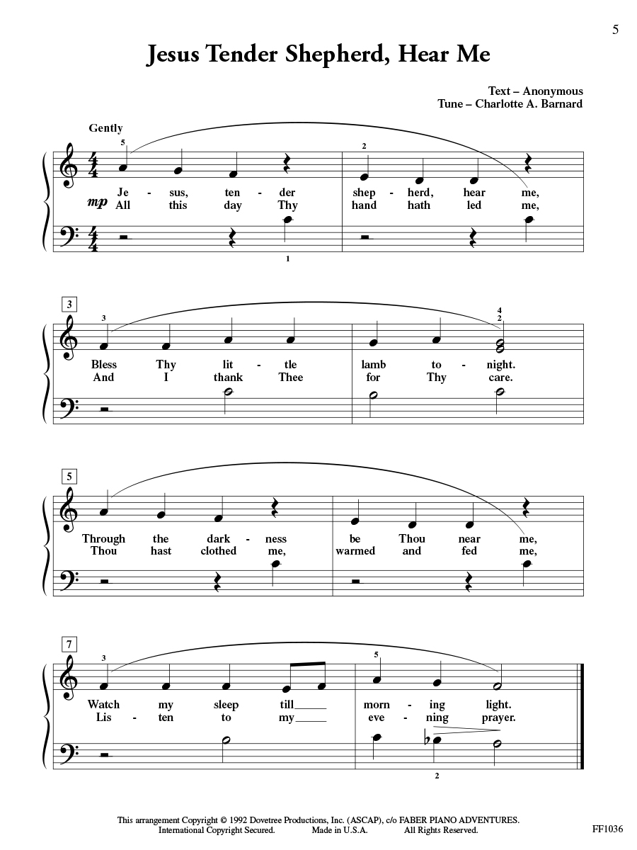 Faber Piano Adventures ShowTime Piano Hymns noty na klavír 2A