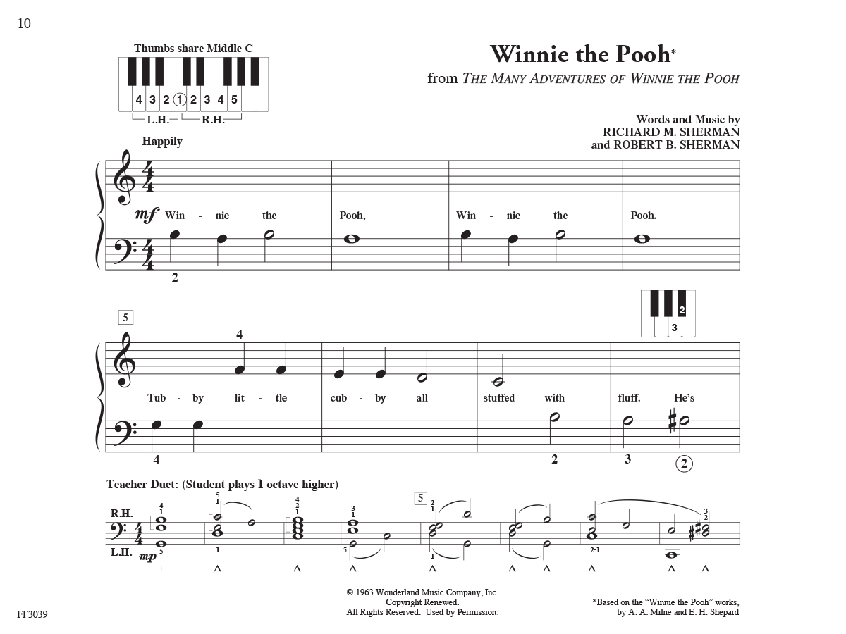 Faber Piano Adventures PreTime Piano Disney noty pro klavír