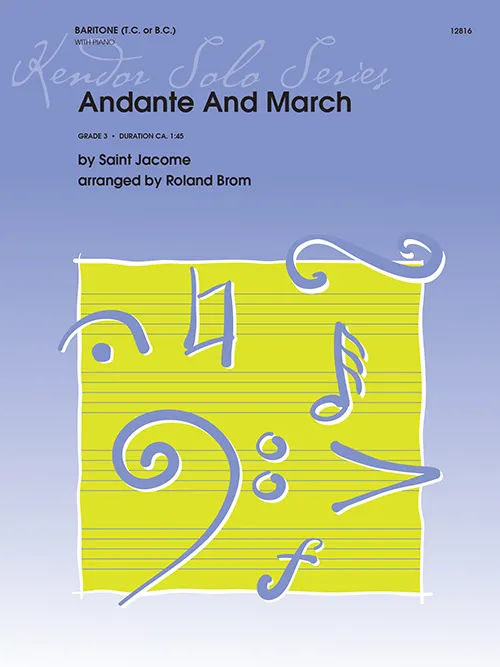 Kendor Music Andante and March noty pro baryton s klavírem