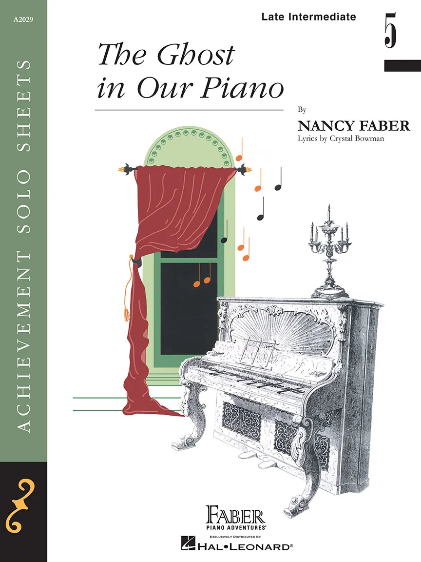 Faber Piano Adventures The Ghost in Our Piano noty pro klavír halloween