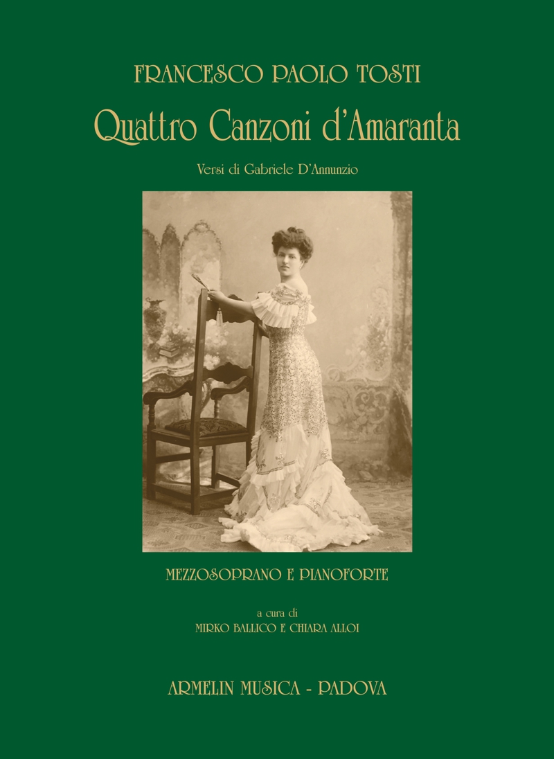 Armelin Musica Quattro canzoni d'Amaranta noty zpěv