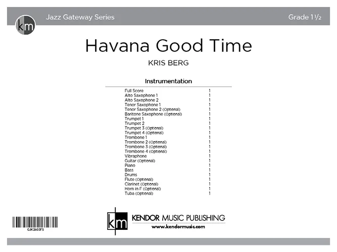 Kendor Music Havana Good Time partitura noty cha-cha