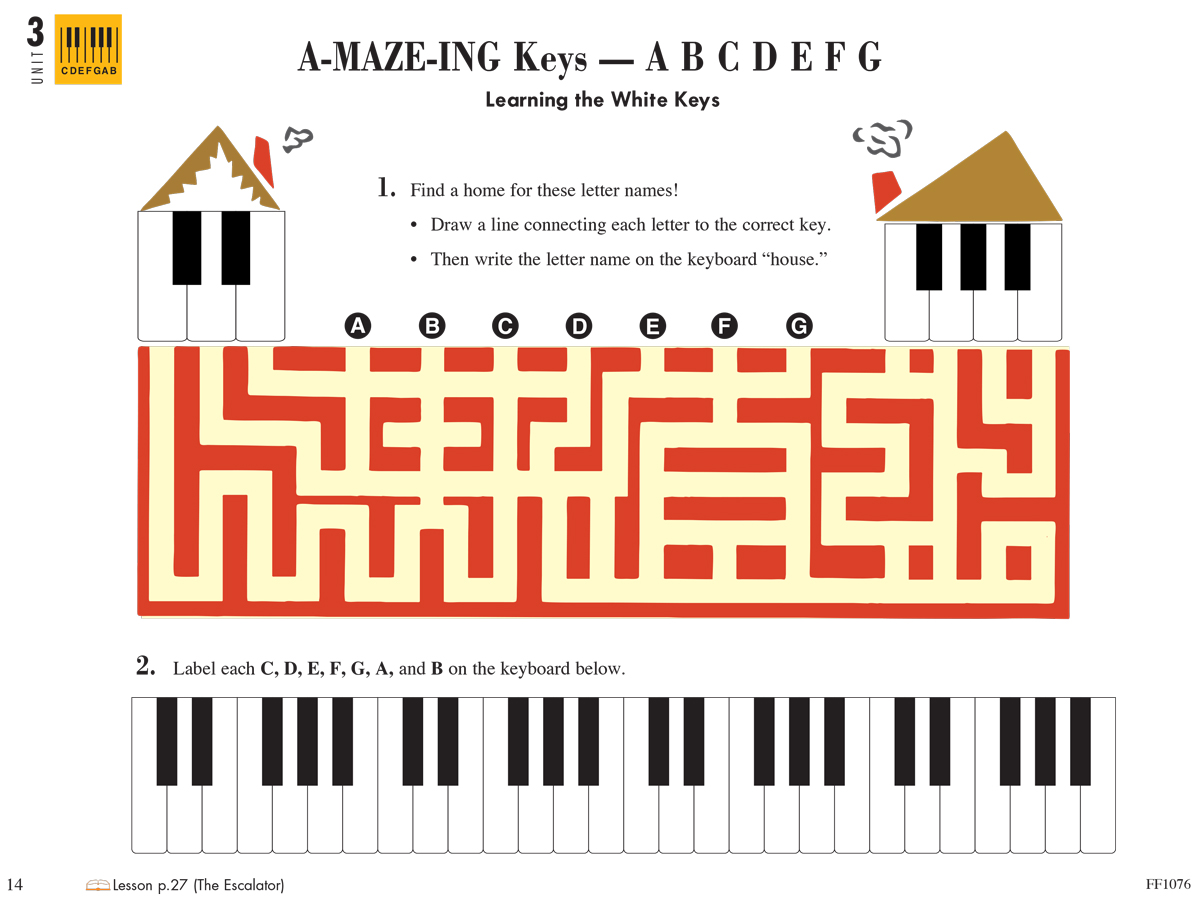 Faber Piano Adventures Primer Theory Book noty 2. vydání