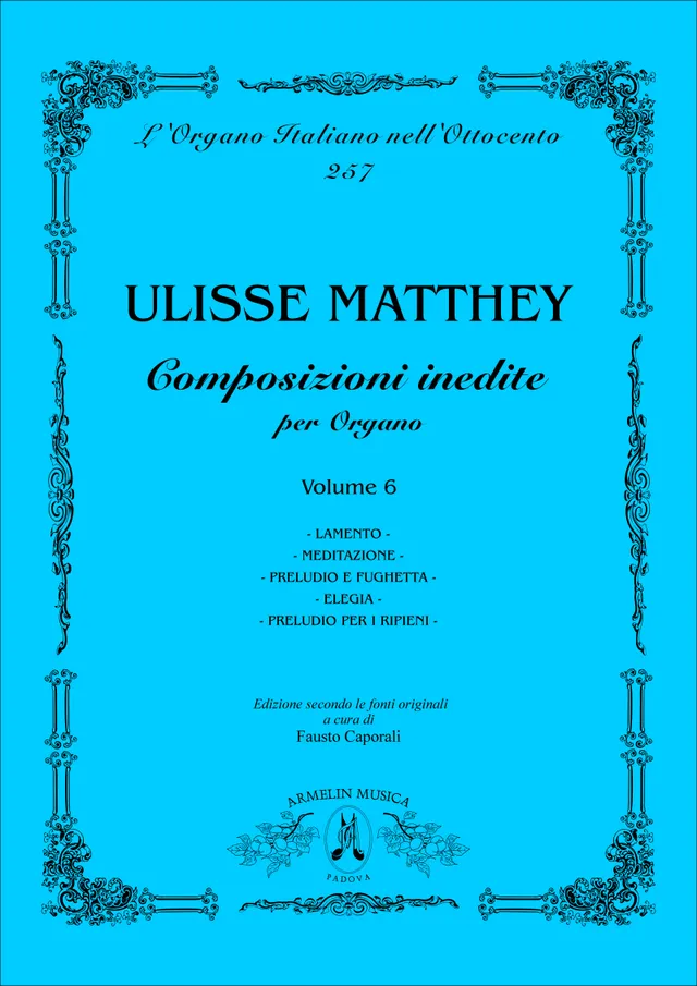Armelin Musica Organo vol. 6 noty pro varhany
