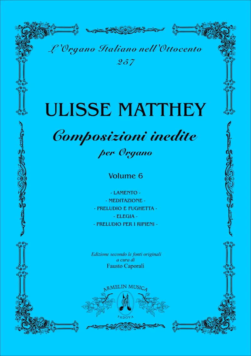 Armelin Musica Organo vol. 6 noty pro varhany
