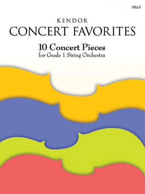 Kendor Music Concert Favorites Vol 1 noty pro cello