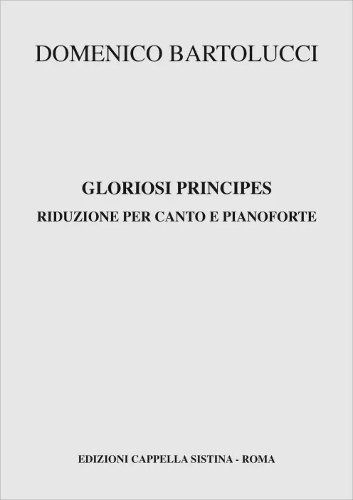 Armelin Musica Gloriosi Principes noty sborové
