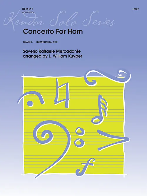 Kendor Music Concerto For Horn noty lesní roh klavír