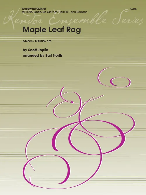 Kendor Music Maple Leaf Rag noty pro dechové kvinteto