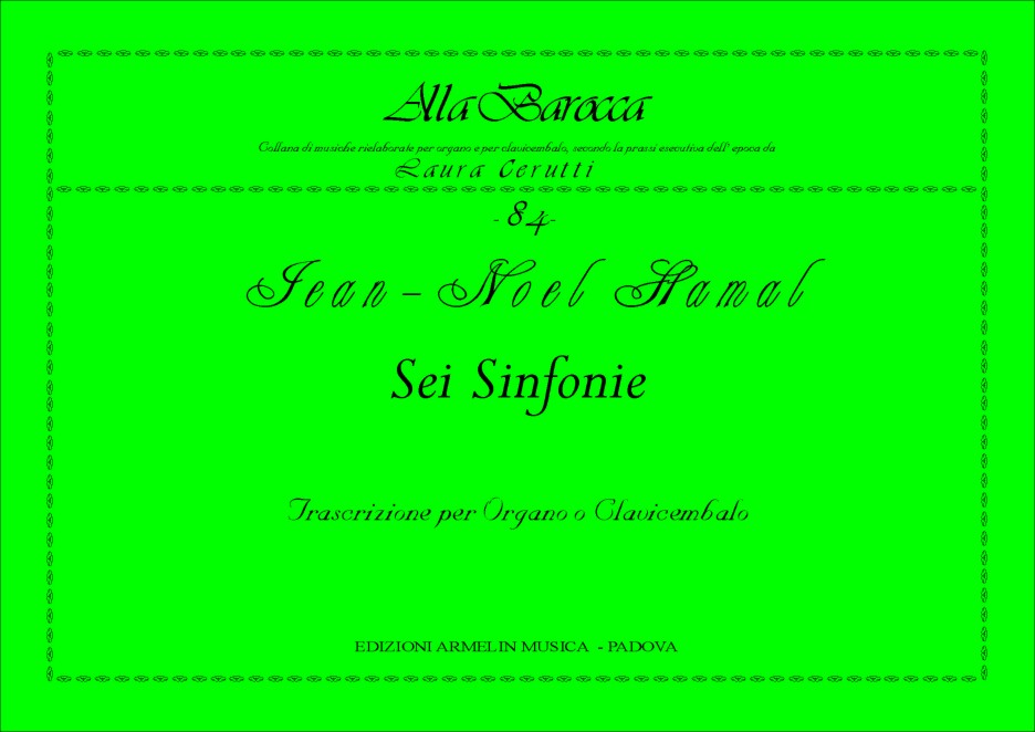 Armelin Musica 6 Sinfonie noty pro varhany soubor skladeb