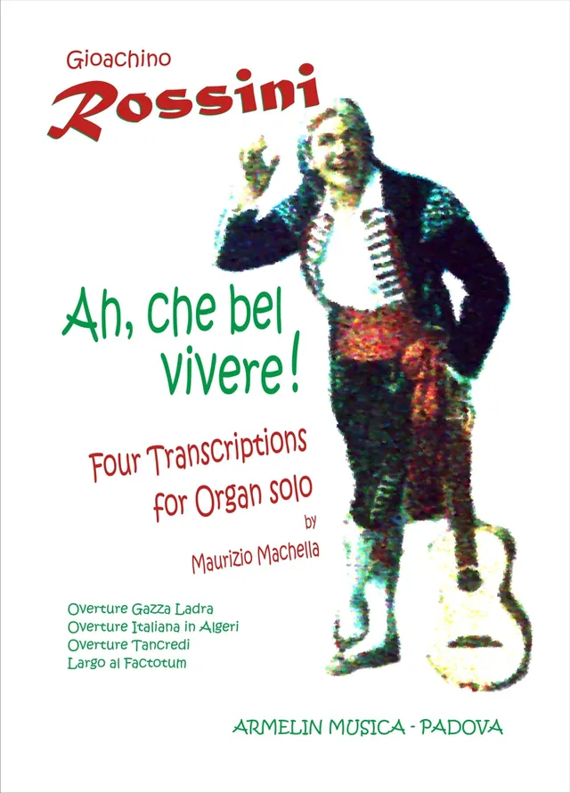 Armelin Musica Ah che bel vivere varhany noty transkripce
