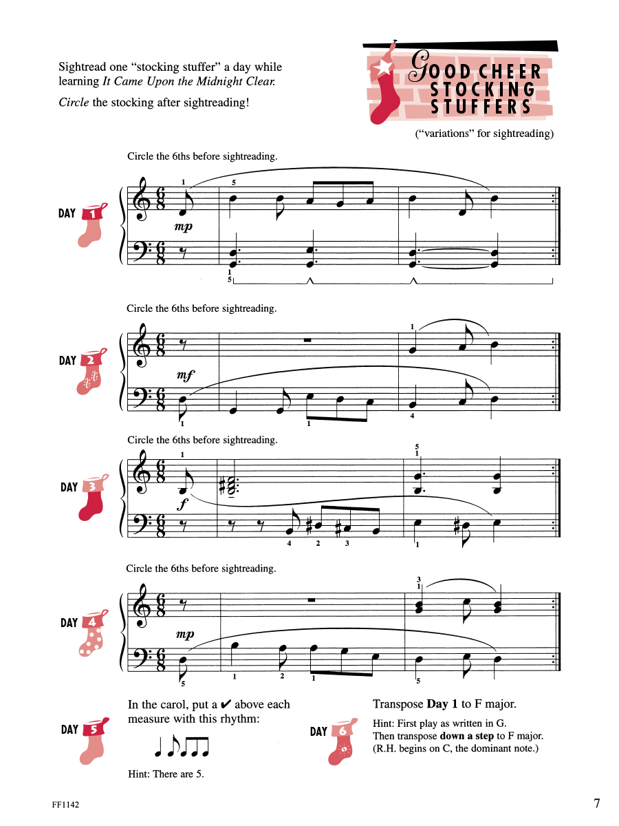 Faber Piano Adventures Level 4 Christmas noty pro klavír