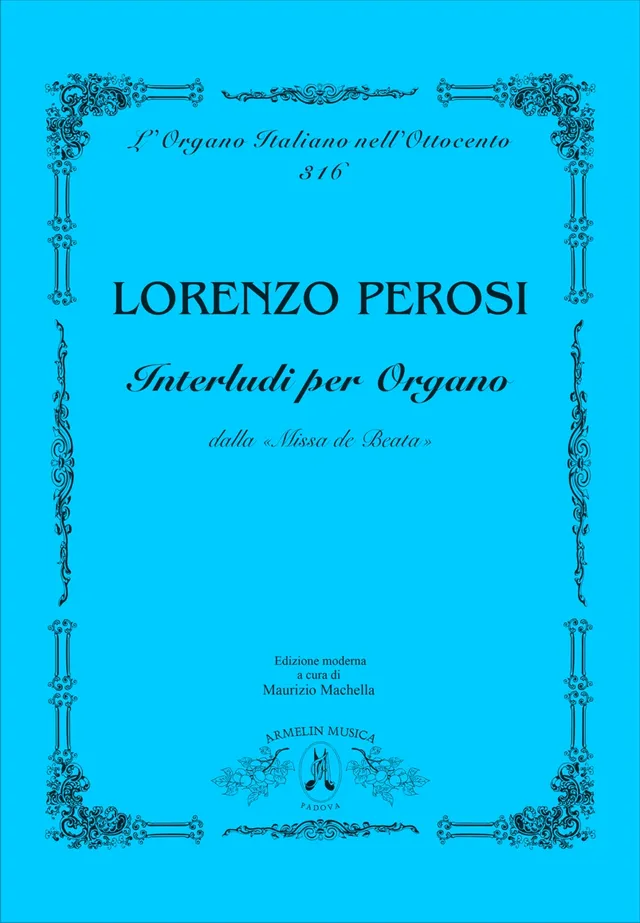 Armelin Musica Interludi Missa de Beata noty pro varhany