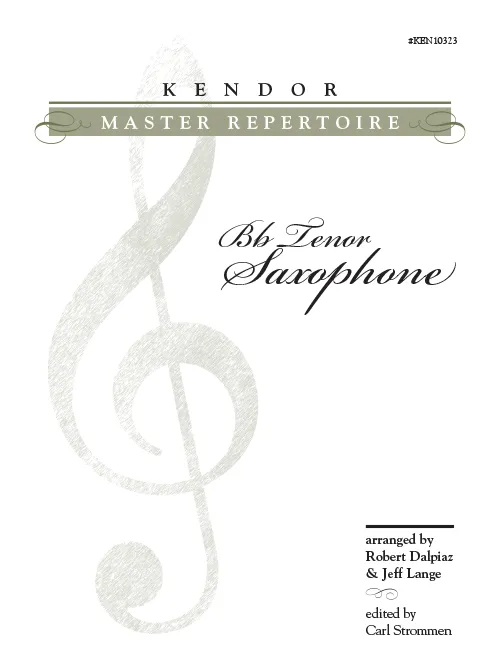 Kendor Master Repertoire Bb tenor saxofon noty s klavírem