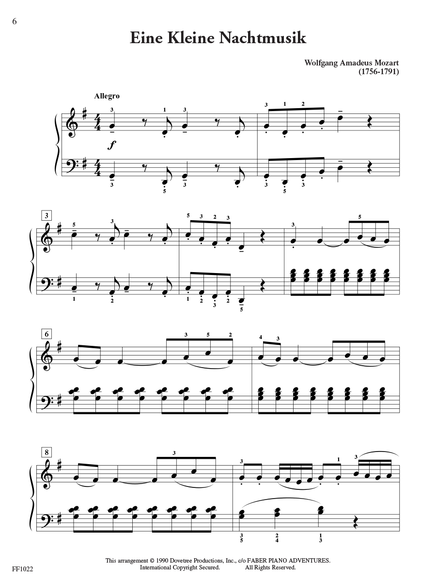 Faber Piano Adventures FunTime Piano Classics noty level 3A–3B