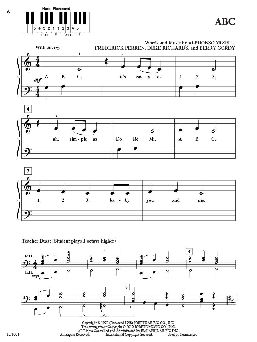 Faber PlayTime Piano Popular noty pro děti hity