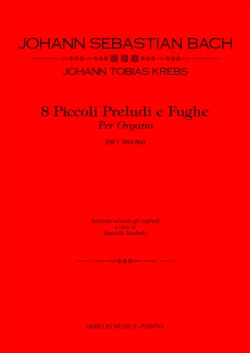 Armelin Musica 8 piccoli preludi e fughe BWV 553-560 noty