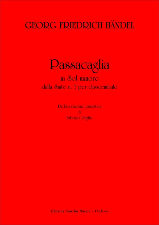 Armelin Musica Passacaglia noty ověřené vydání