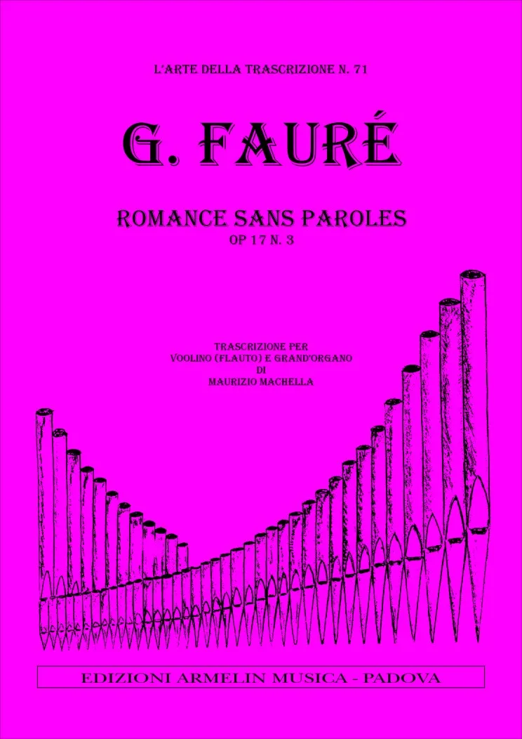 Armelin Musica Romance sans paroles op. 17 č. 3 noty pro klavír