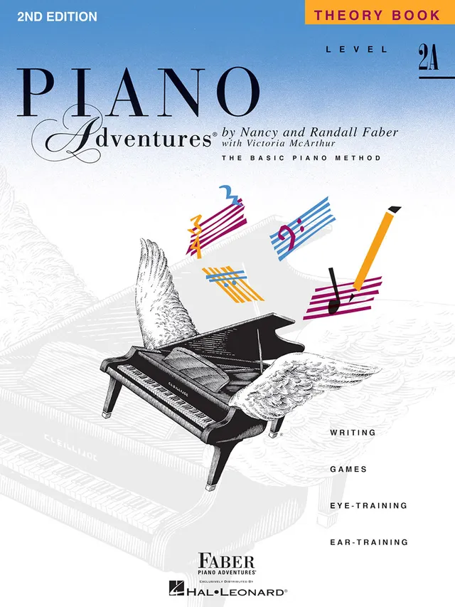 Faber Piano Adventures Level 2A Theory Book učebnice 2. vydání