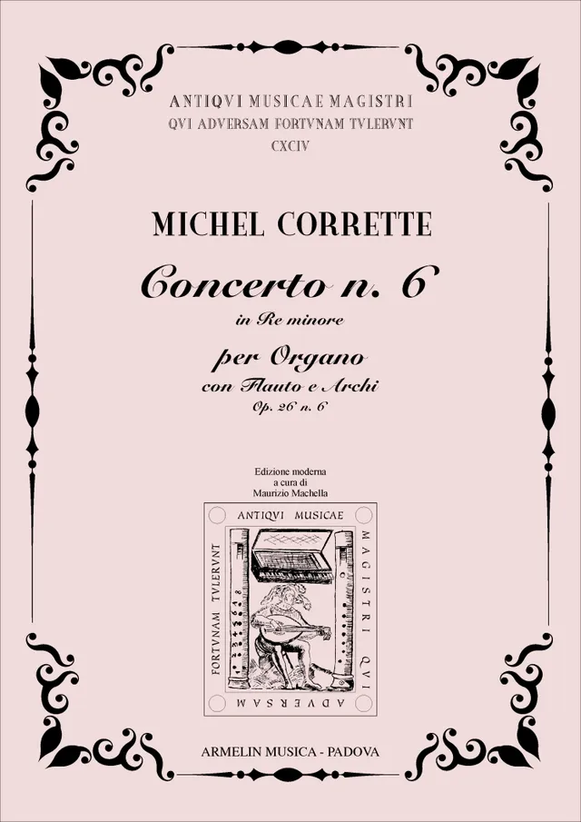 Armelin Musica Concerto n. 6 D moll op. 26/6 noty sólový koncert