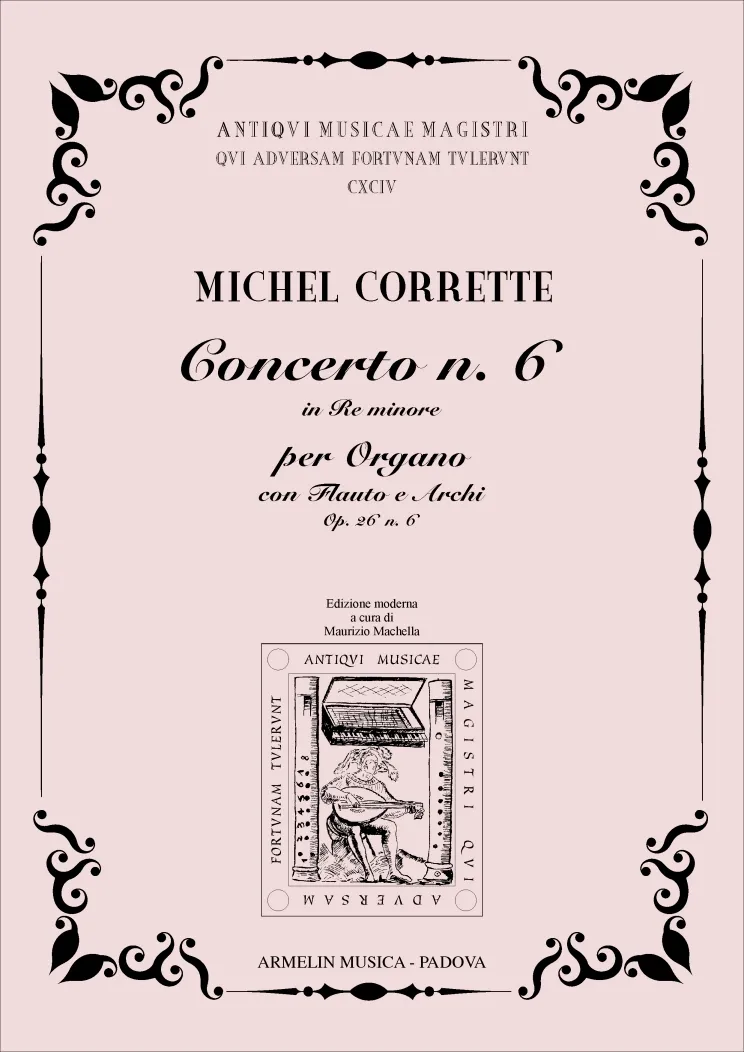 Armelin Musica Concerto n. 6 D moll op. 26/6 noty sólový koncert