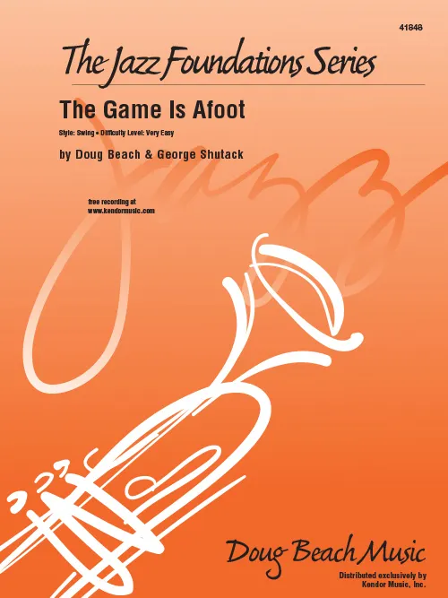 Kendor Music The Game Is Afoot noty pro big band swing