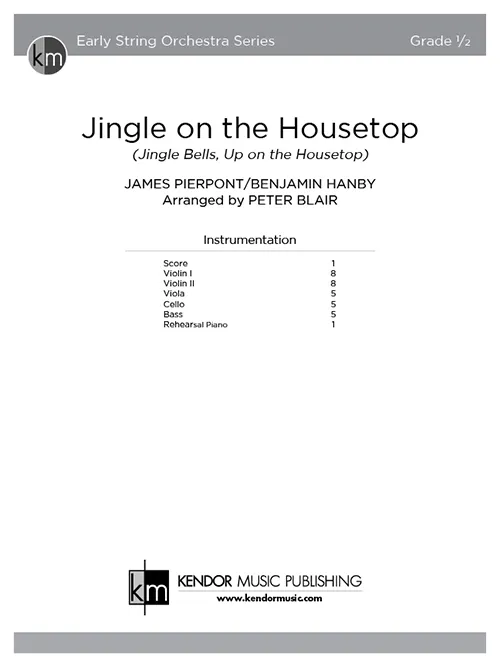 Kendor Music Jingle on the Housetop noty partitura vánoční
