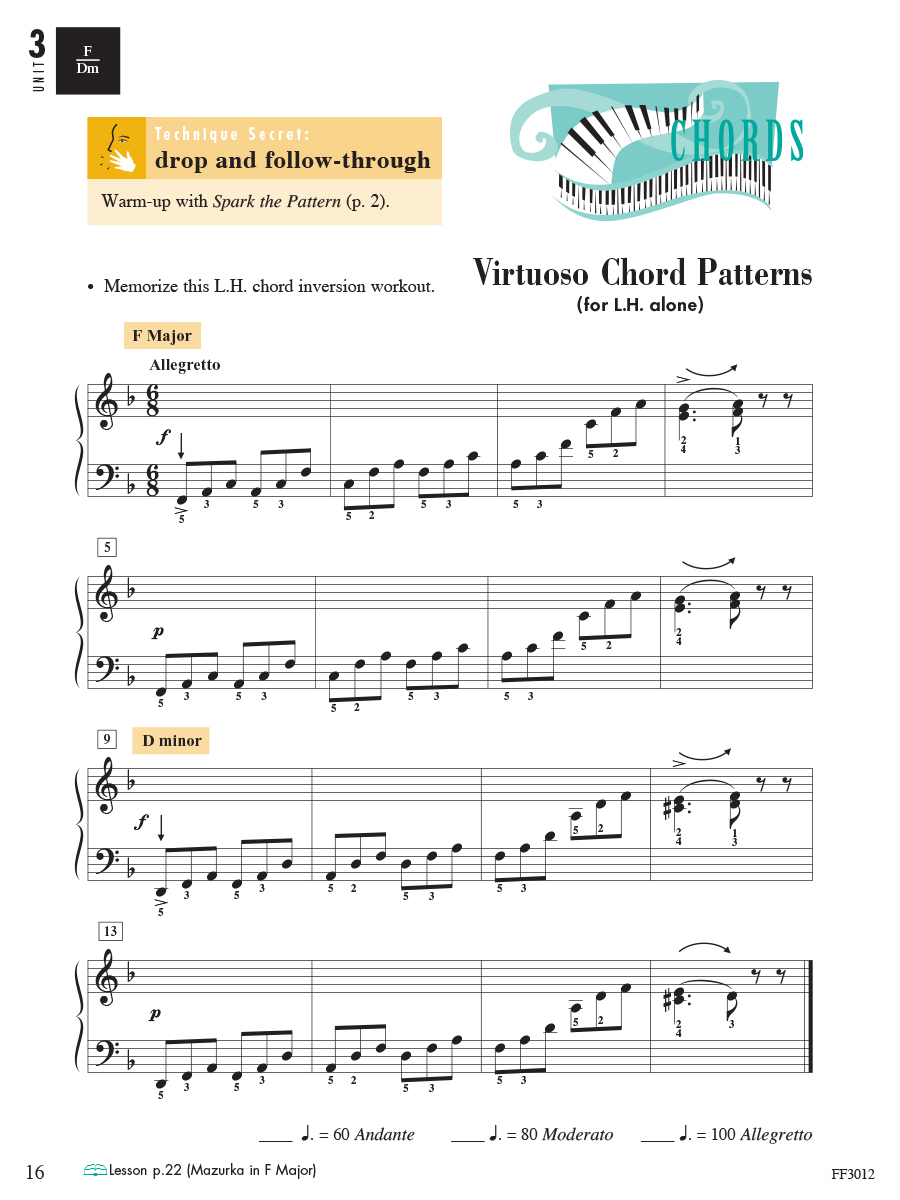 Faber Piano Adventures Level 4 Technique & Artistry noty pro klavír