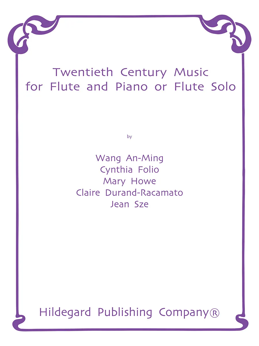 Hildegard Publishing Company Twentieth Century Music noty pro flétnu a klavír