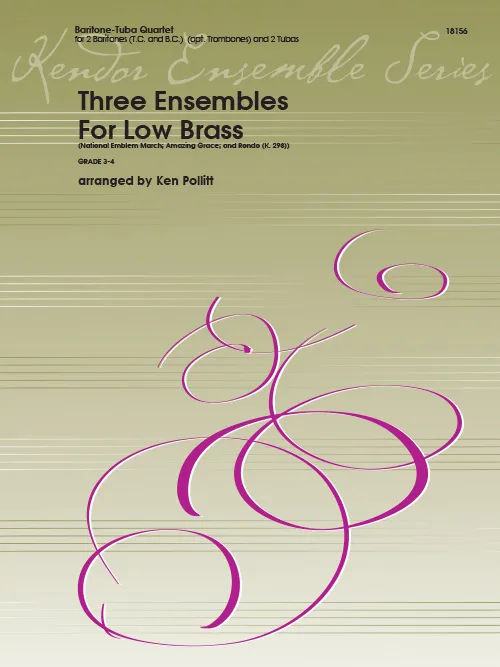 Kendor Music Three Ensembles noty pro low brass kvartet