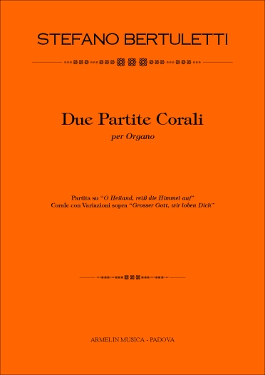 Armelin Musica Due Partite Corali noty pro varhany