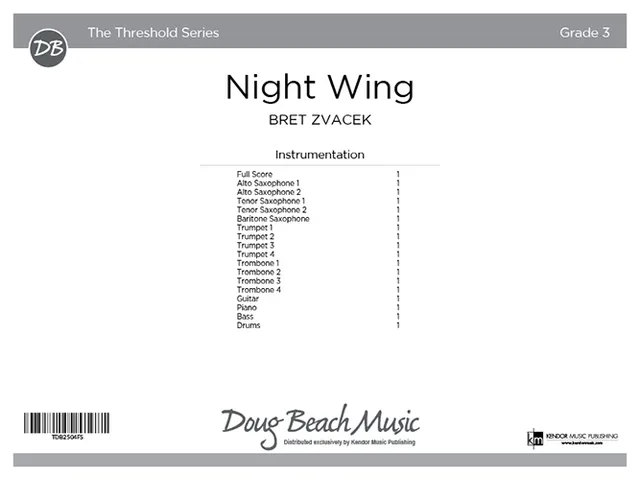 Kendor Music Night Wing noty partitura fusion