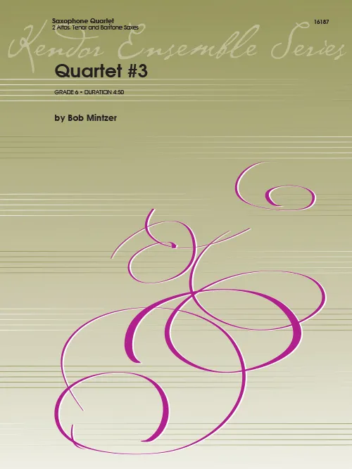 Kendor Music Quartet #3 noty saxofon kvarteto