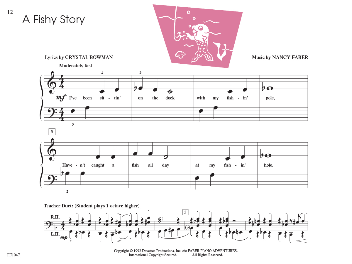 Faber Piano Adventures PreTime Piano Jazz & Blues noty začátečníci