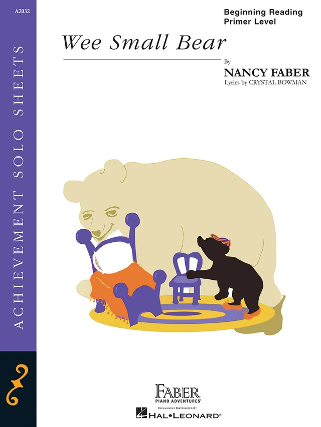 Faber Piano Adventures Wee Small Bear sólo pro děti