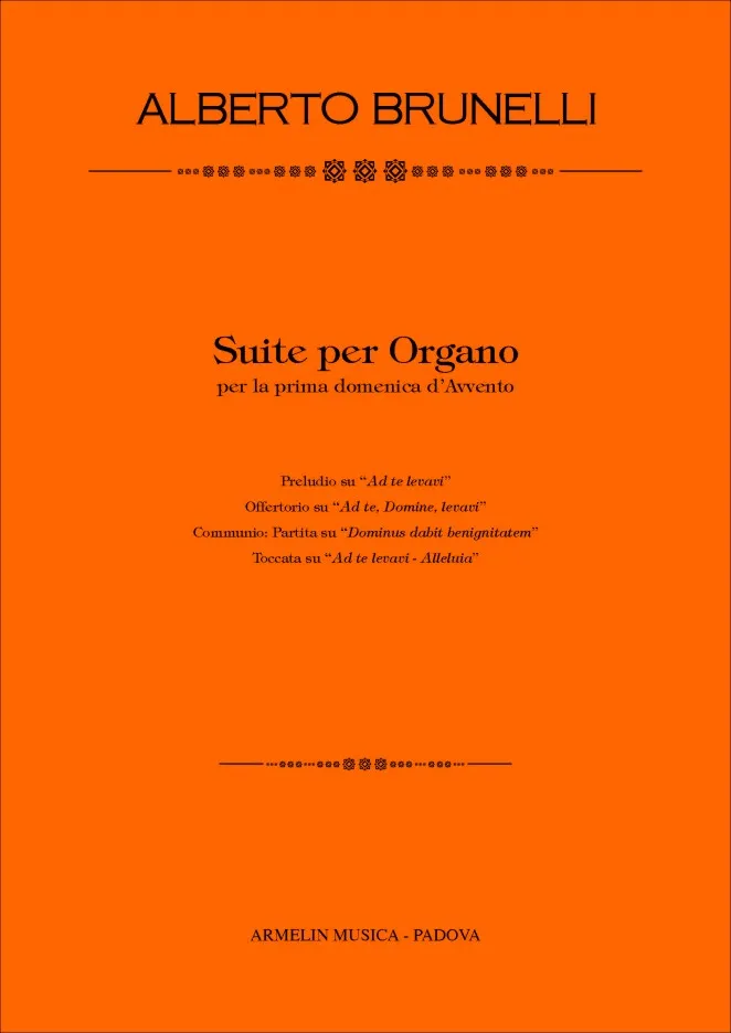 Armelin Musica Suite per Organo adventní noty varhany