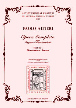 Armelin Musica Opere per Organo e Clavicembalo vol. 1 noty pro varhany
