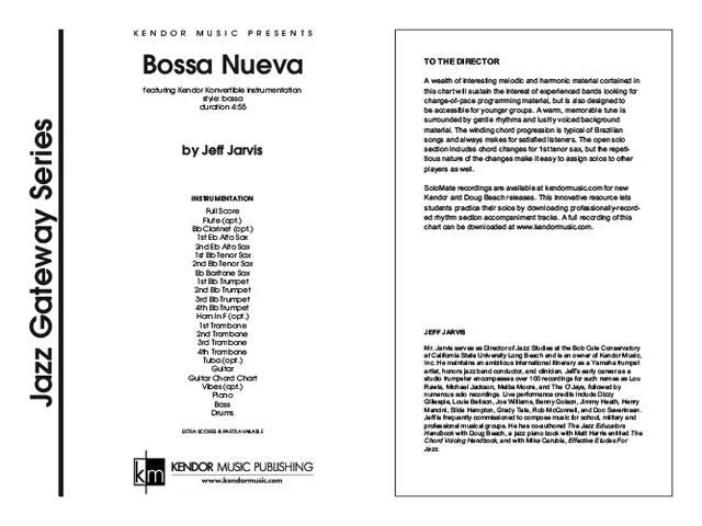 Kendor Music Bossa Nueva partitura bossa 4:55