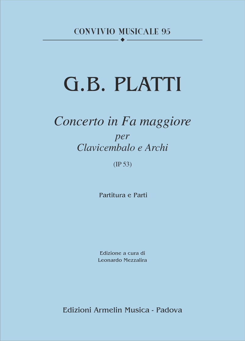 Armelin Musica Concerto Fa Maggiore IP 53 partitura