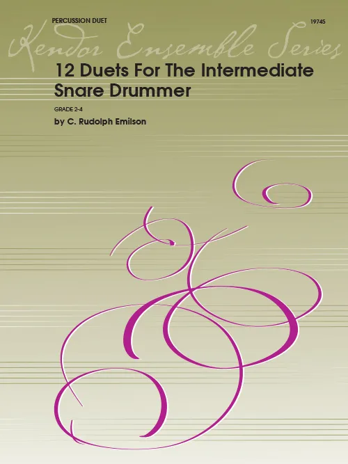 Kendor Music 12 Duets For The Intermediate Snare Drummer noty pro malý buben
