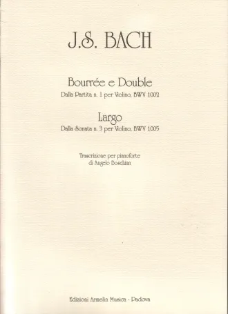 Armelin Musica Bourrée e Double Largo noty