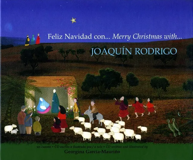 Ediciones Joaquín Rodrigo Feliz Navidad kniha s CD dvojjazyčná