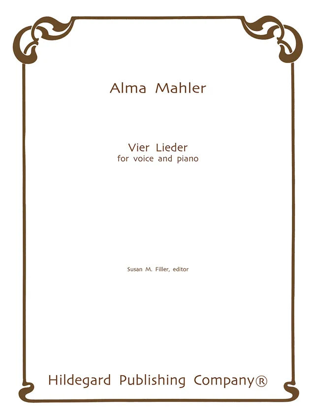 Hildegard Publishing Company Vier Lieder Alma Mahler noty pro zpěv a klavír