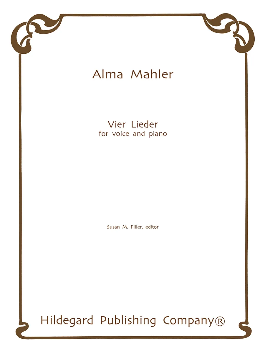 Hildegard Publishing Company Vier Lieder Alma Mahler noty pro zpěv a klavír